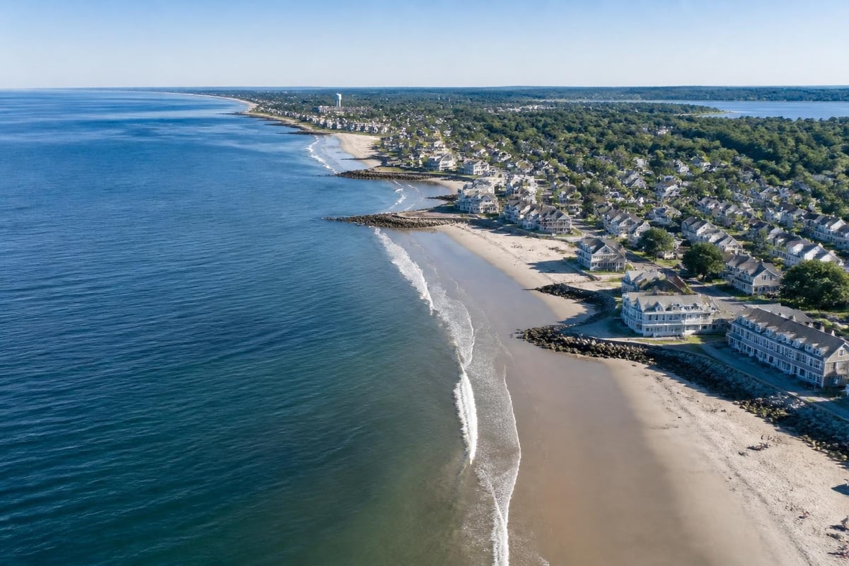 Southern Maine coastal region features