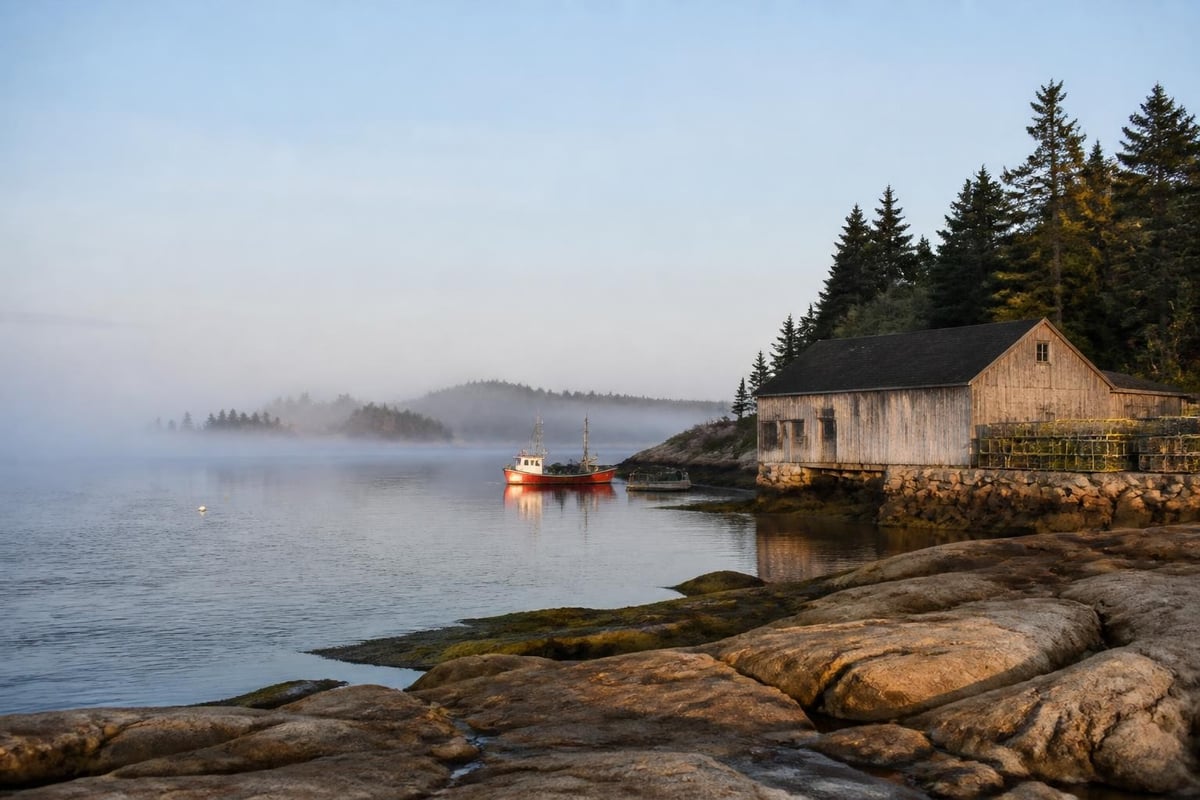 Downeast Maine coastal characteristics
