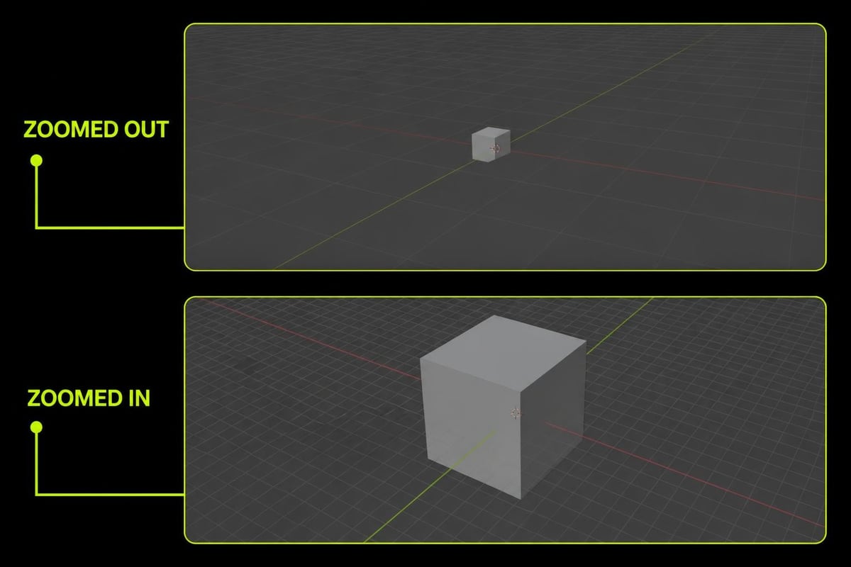 Grid display scaling