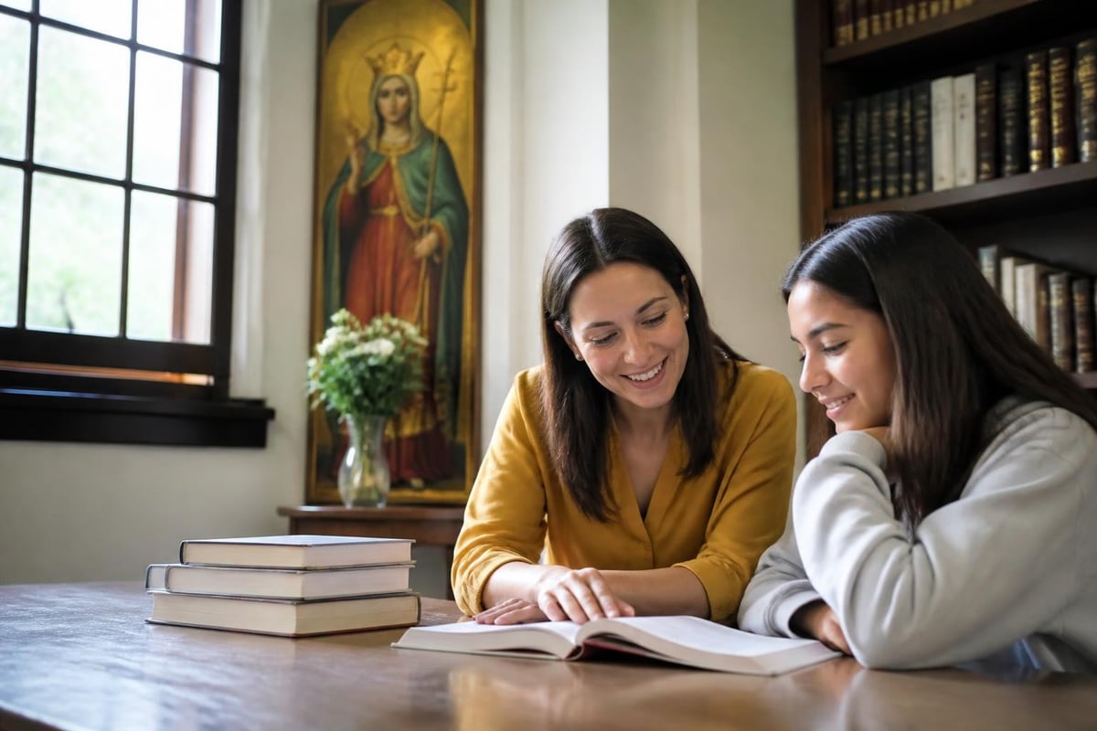 Female saints in education