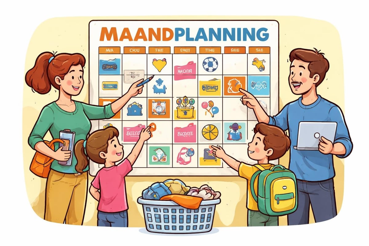 Maandplanning voor gezin