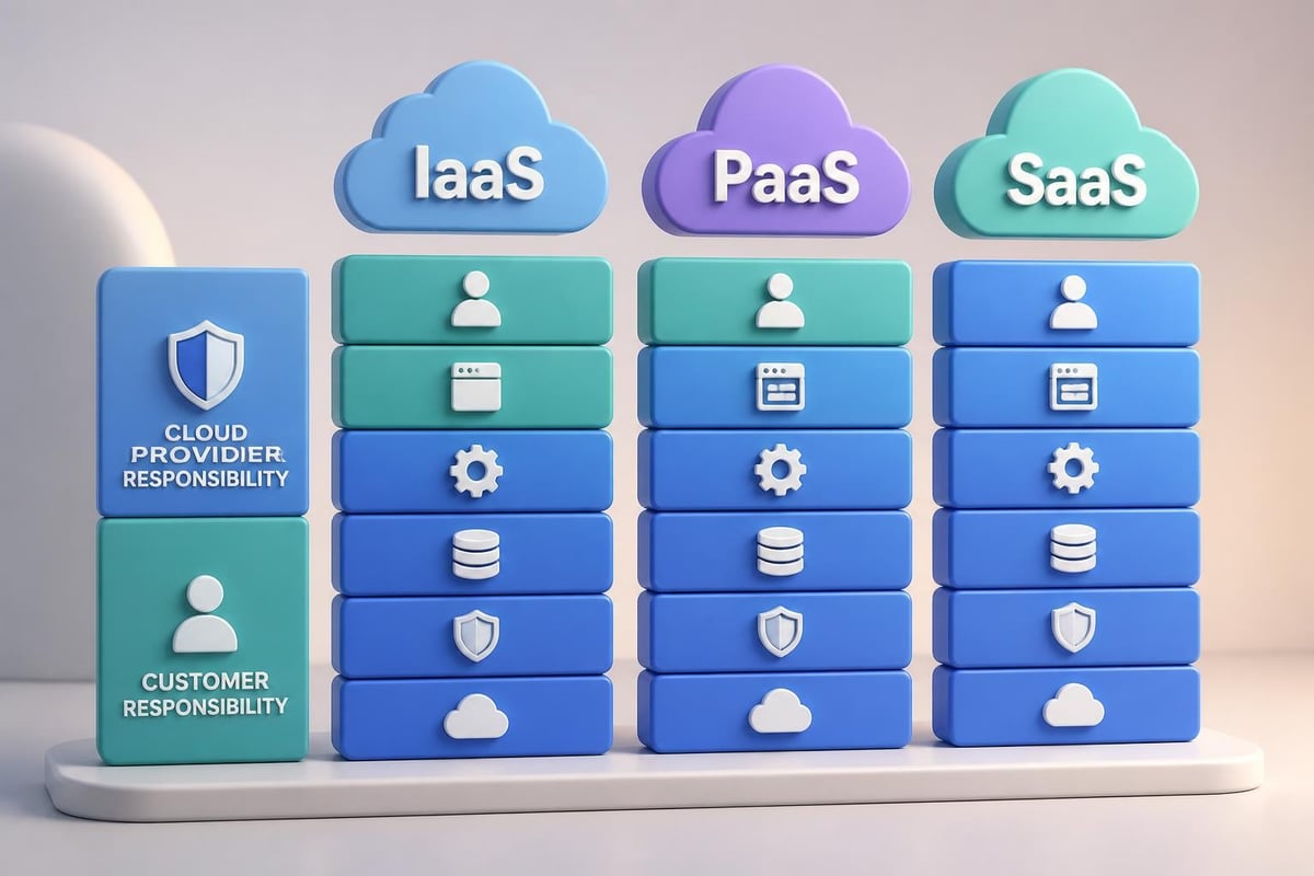 Cloud security shared responsibility model