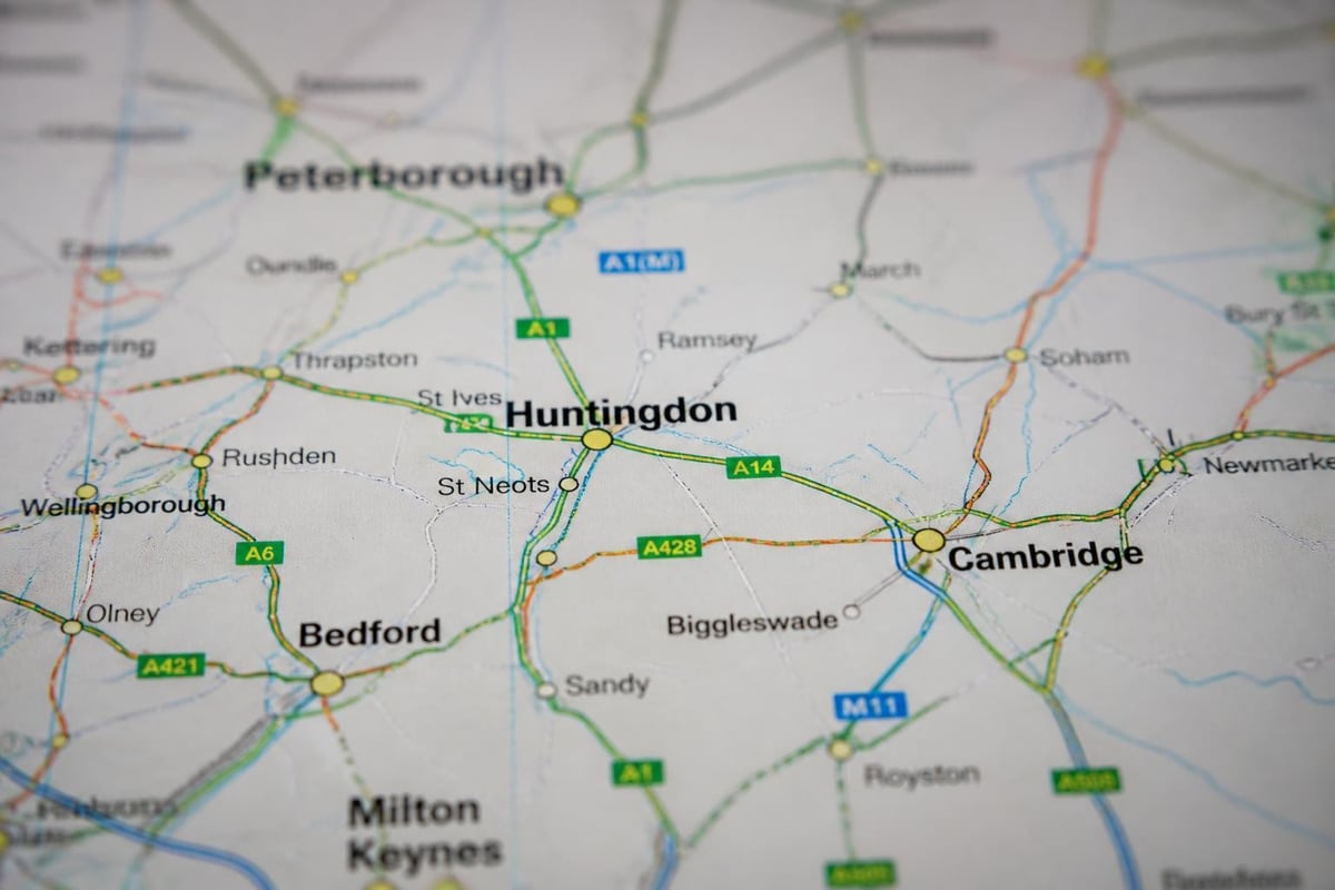 Huntingdon location advantages