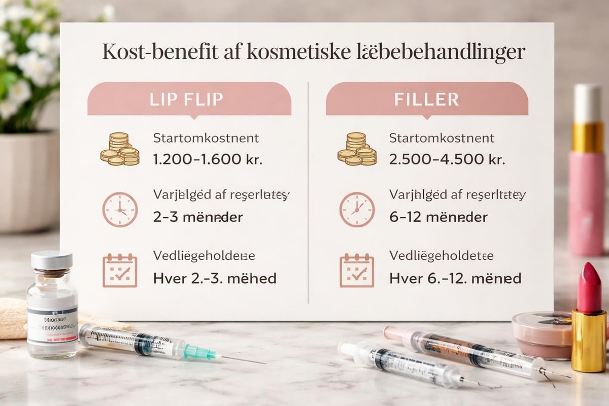 Behandlingsvarighed og pris sammenligning