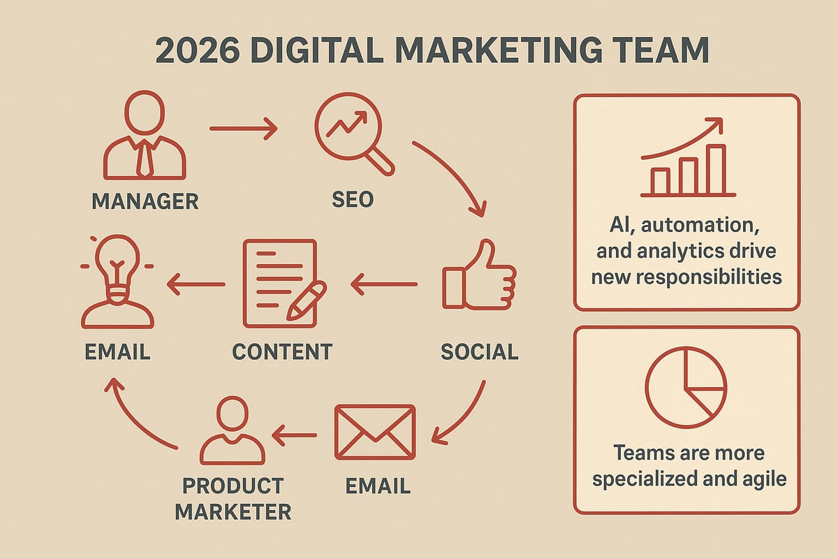 Core Roles and Responsibilities in a 2026 Digital Marketing Team