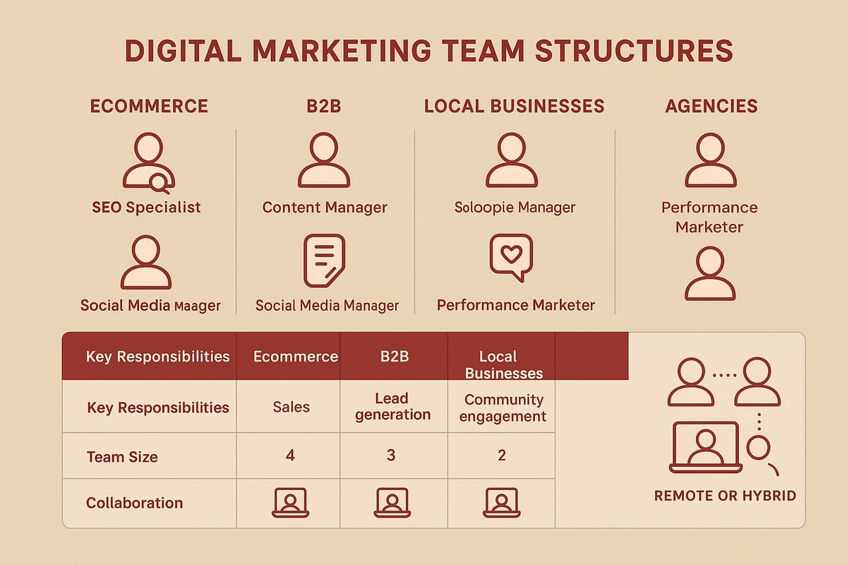 Structuring Your Digital Marketing Team by Industry and Business Size