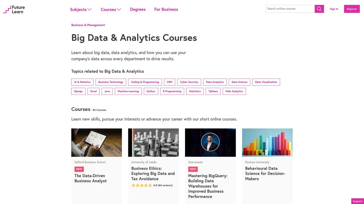 Top 8 Business and IT Courses to Boost Your Career in 2026 - Data Analytics and Big Data