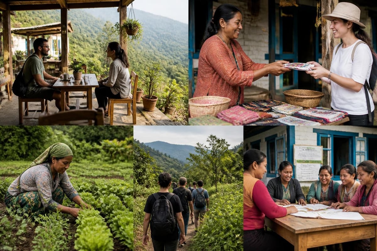 Economic flows in bhat eco tourism
