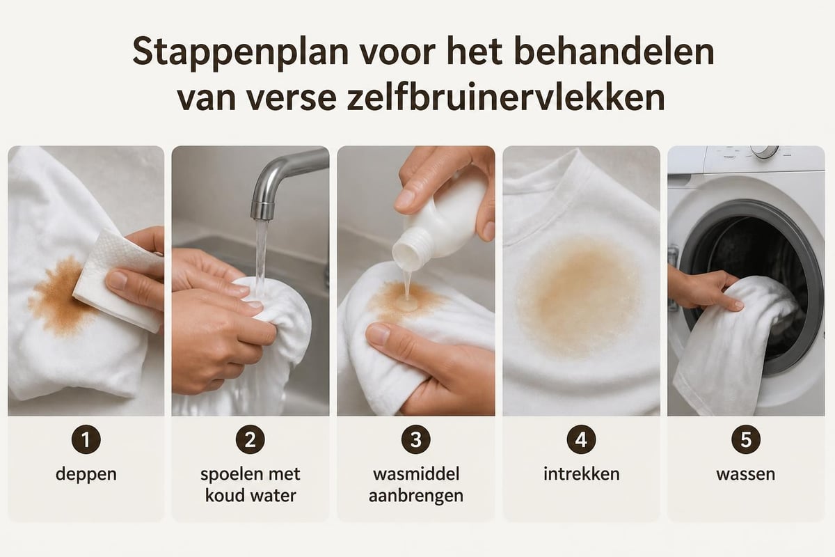Vlekbehandeling stappen