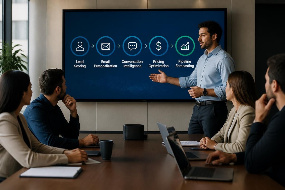 AI sales automation components