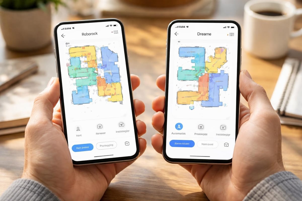 App interface comparison