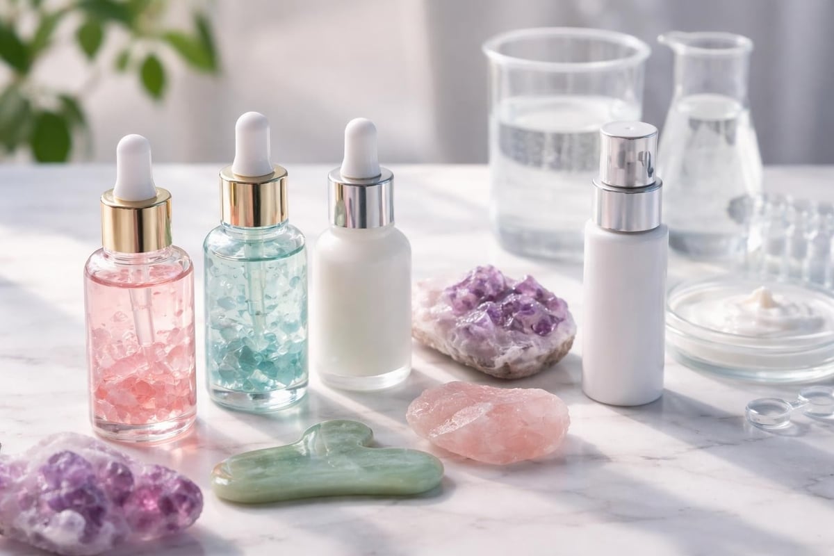 Gemstone ingredients in skincare formulations