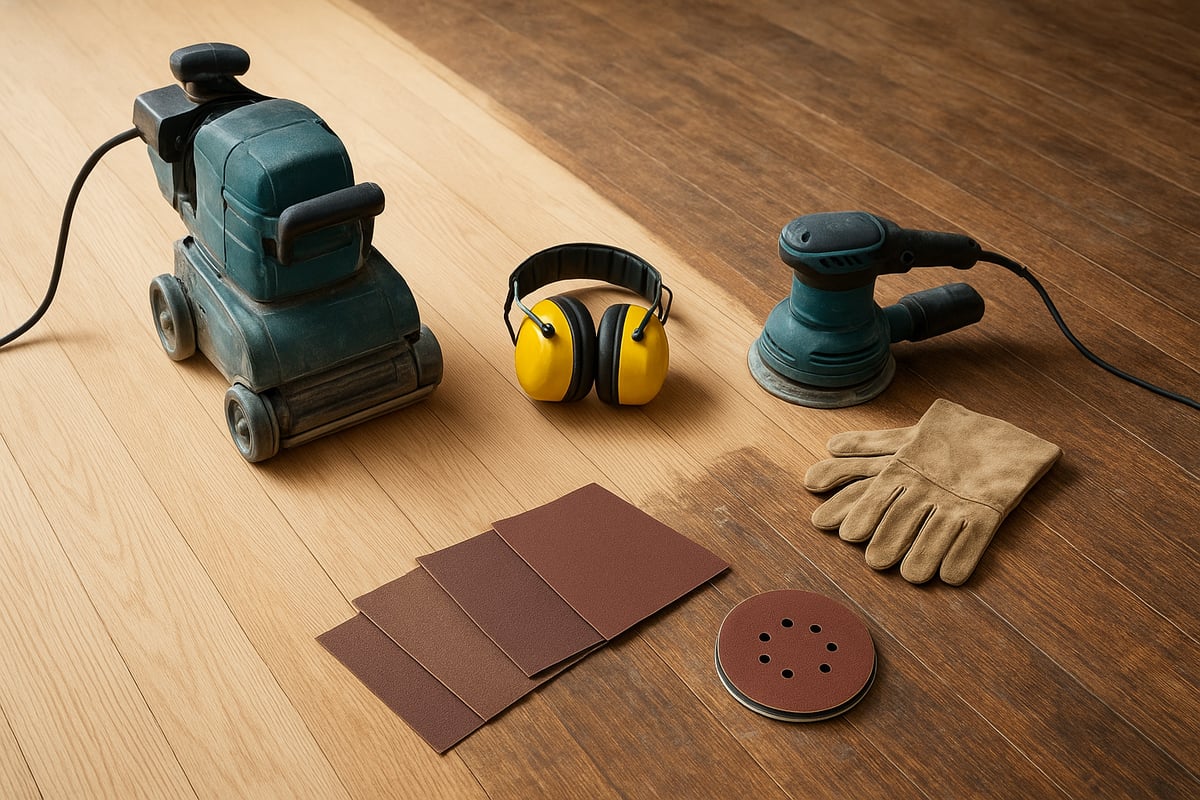 Välineet ja materiaalit lattian hiontaan
