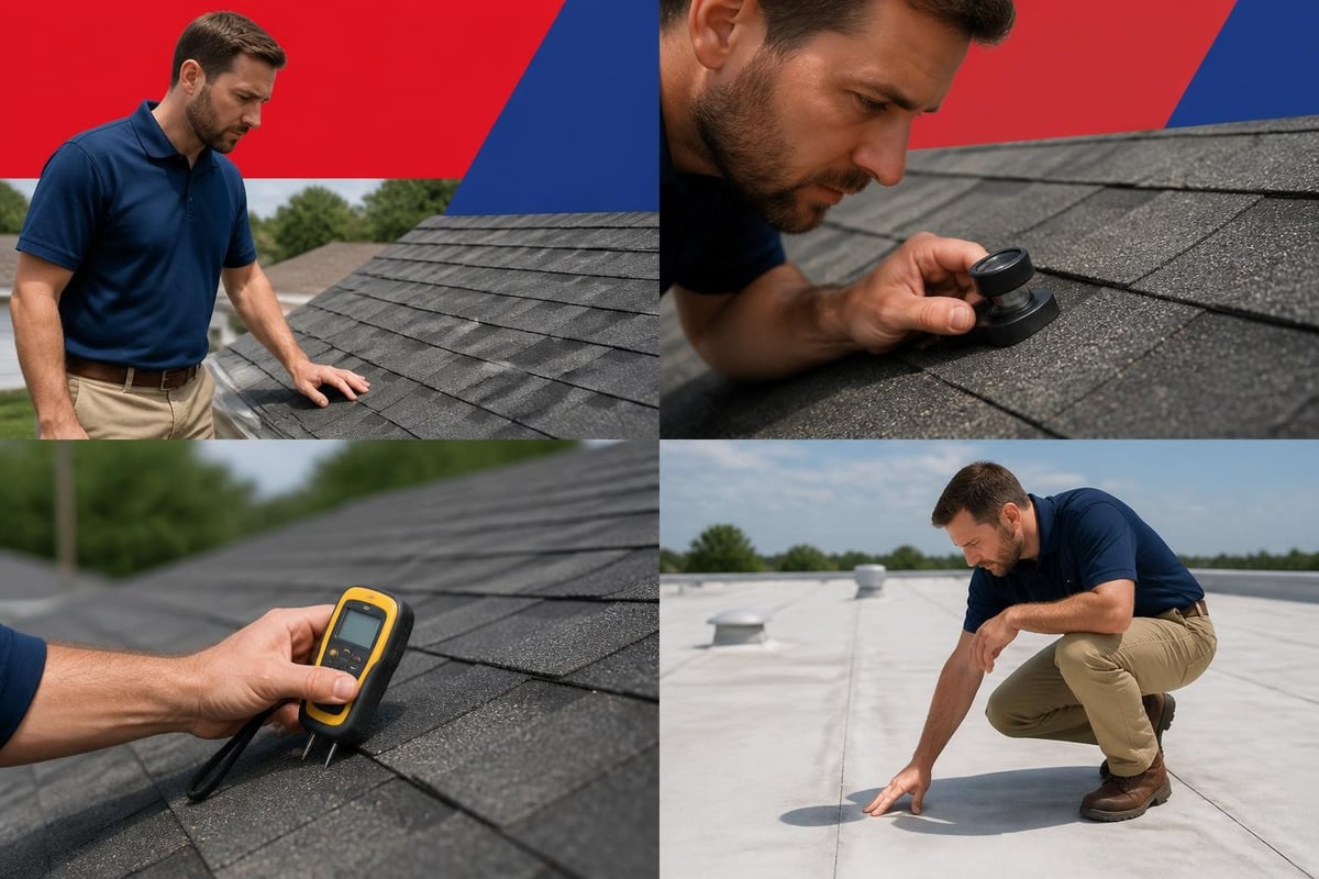 Hail damage assessment stages
