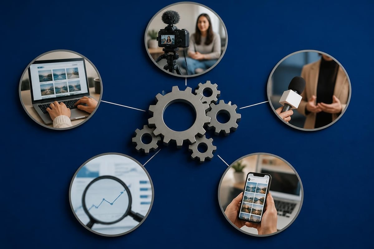 Digital PR Strategie Komponenten