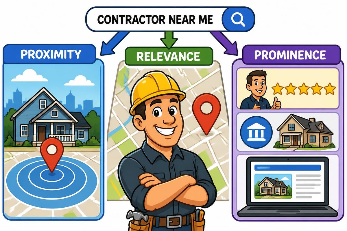 Local search ranking factors for contractors