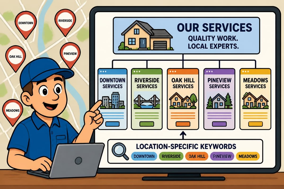 Service area optimization strategy