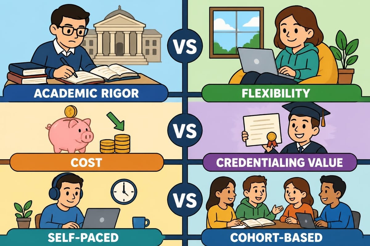Learning platform comparison