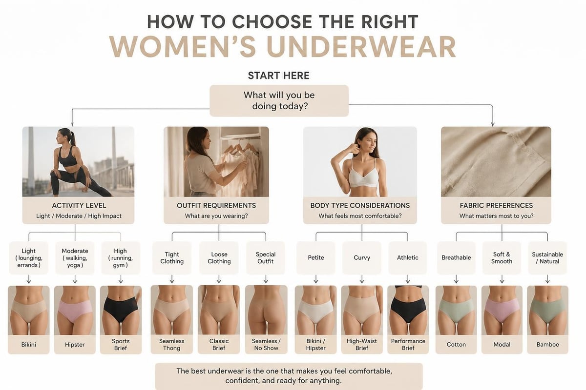 Underwear shopping decision process