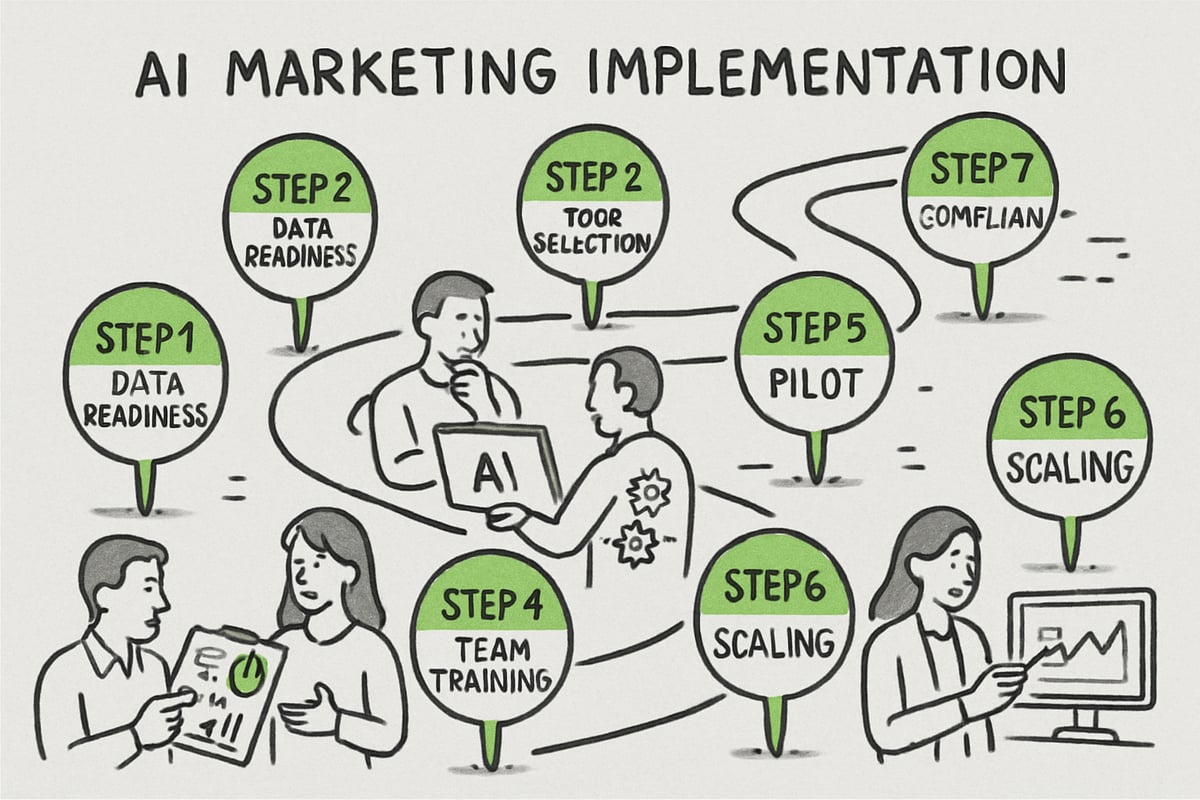 Step-by-Step Guide to Implementing AI in Your Marketing Strategy