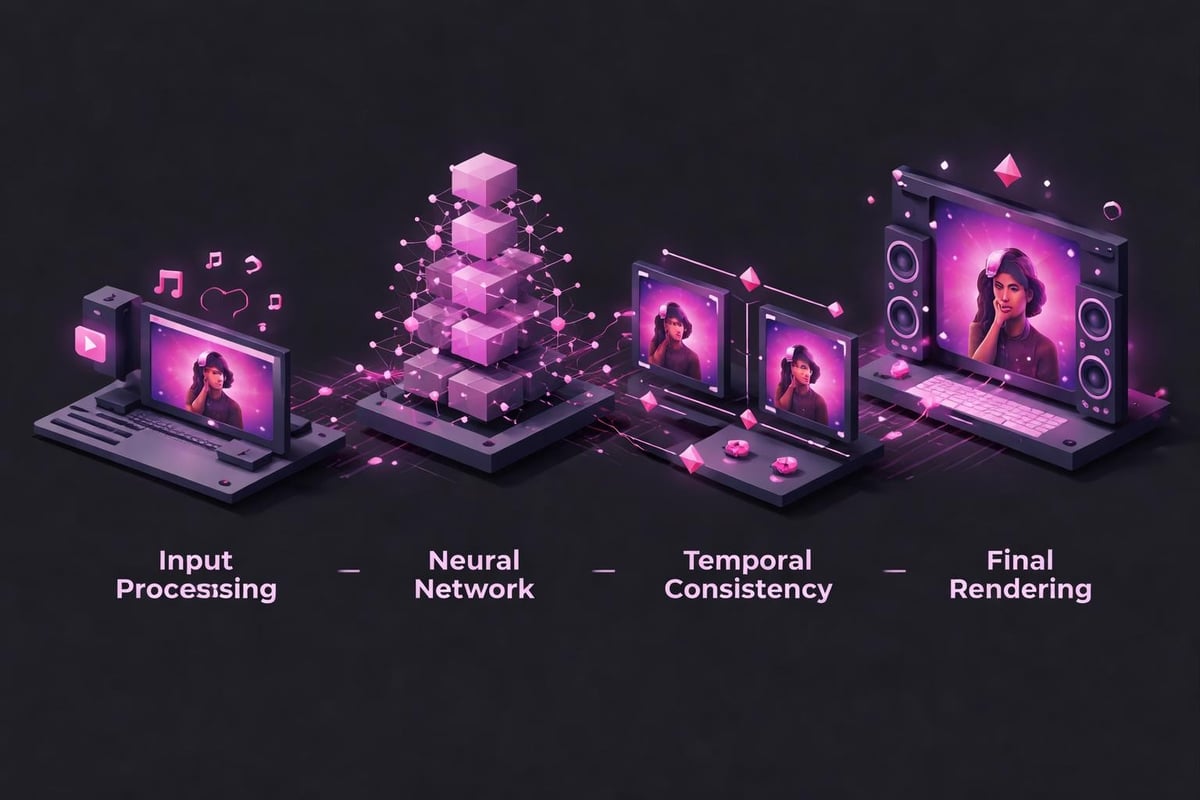 AI video generation workflow