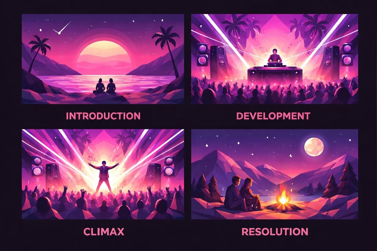 Music video narrative structure