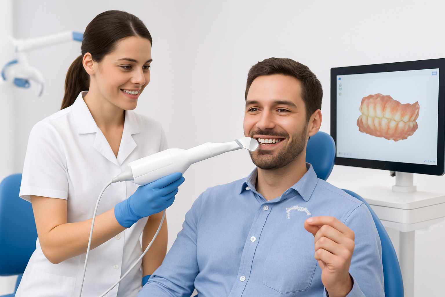 Postopek zdravljenja z nevidnim zobnim aparatom – korak za korakom