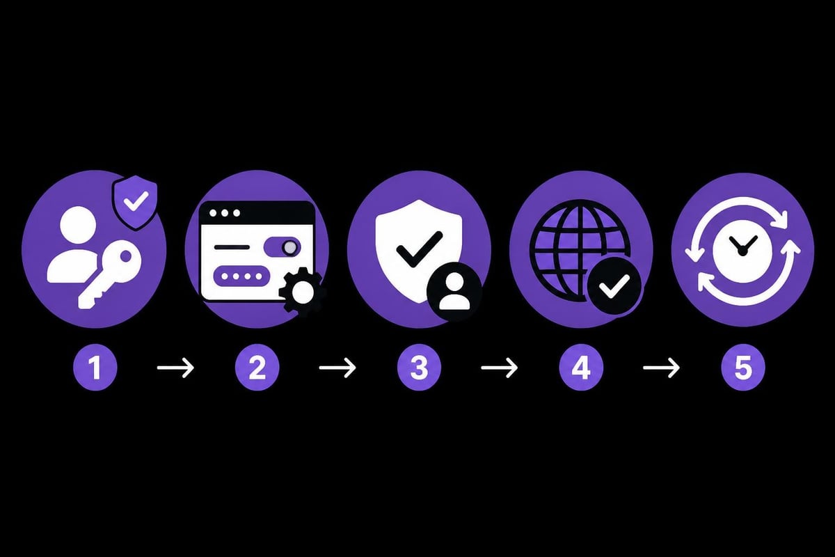 SOCKS5 configuration workflow