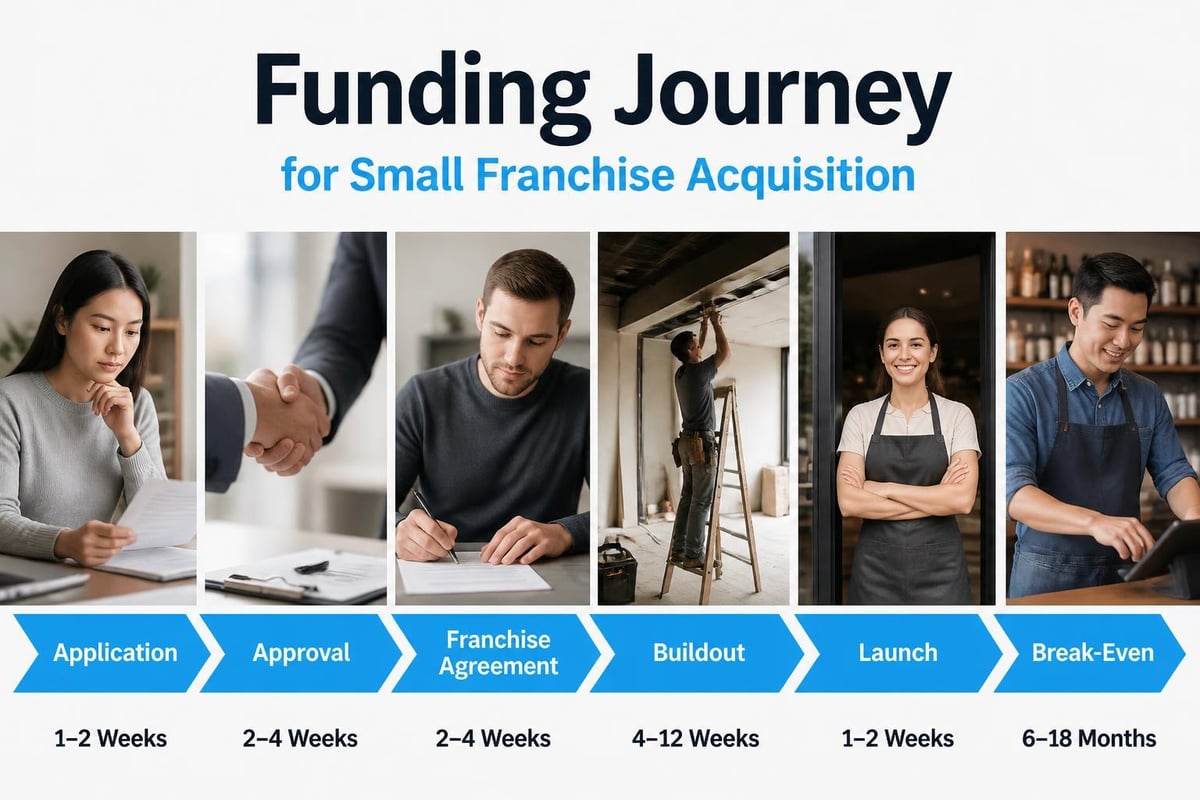 Franchise financing timeline