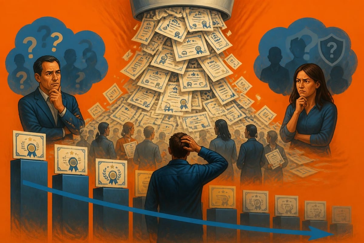 Credential proliferation impact on coaching market