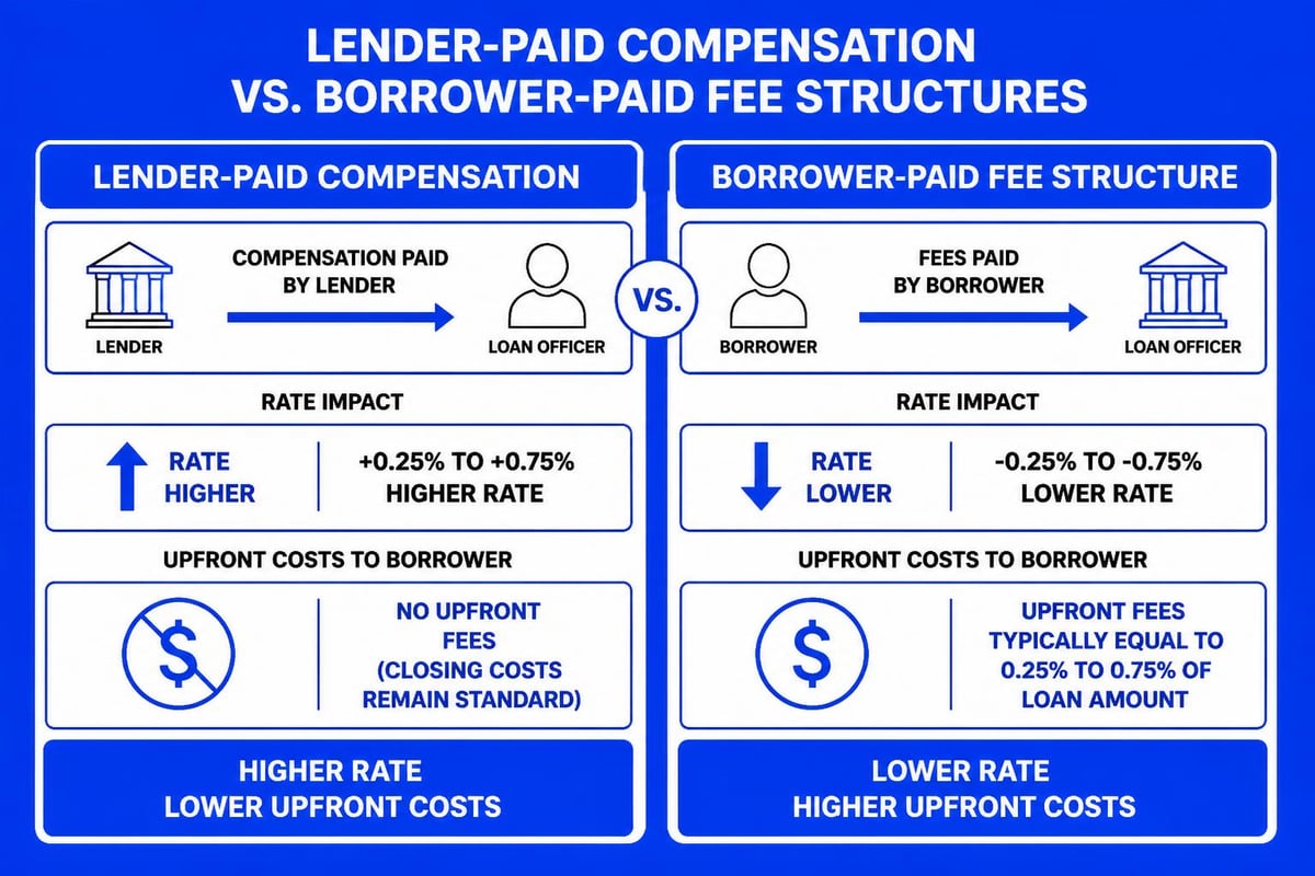 Lender-paid vs borrower-paid mortgage broker compensation comparison