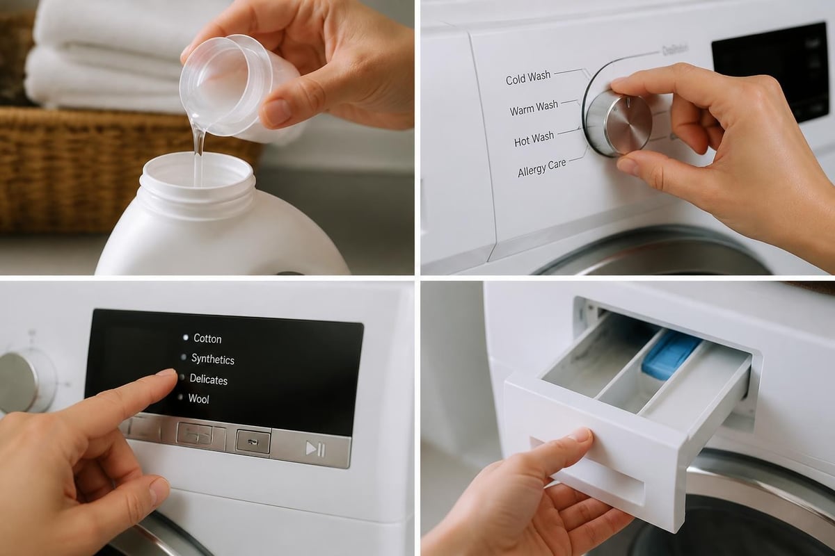 Proper dosing and washing techniques