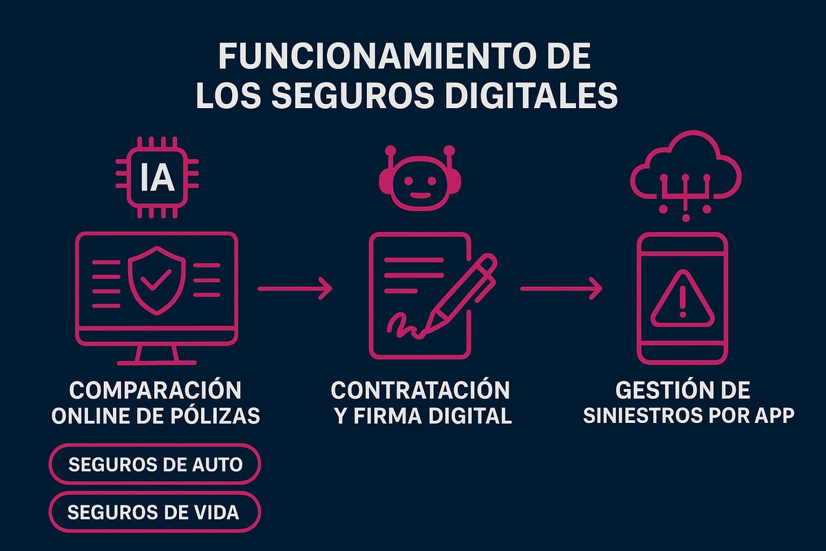 Seguros Digital: Guía Esencial para 2026 1 ¿Qué son los seguros digitales y cómo funcionan?