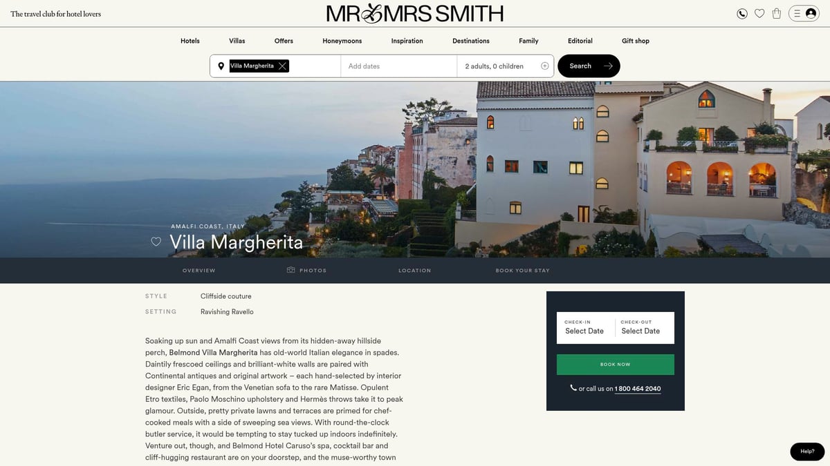 Top 8 Best Villas For Unforgettable Holidays In 2026 - Villa Margherita, Amalfi Coast, Italy