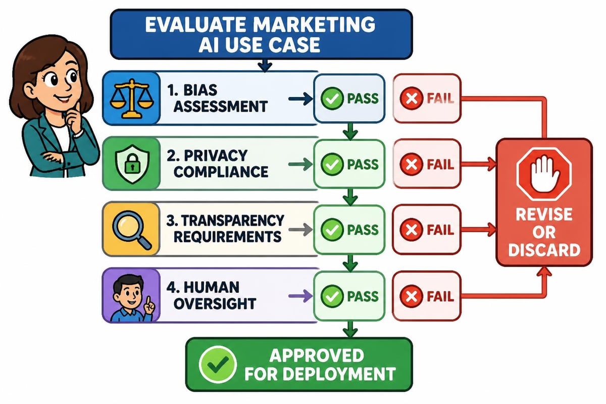 AI governance framework for marketing