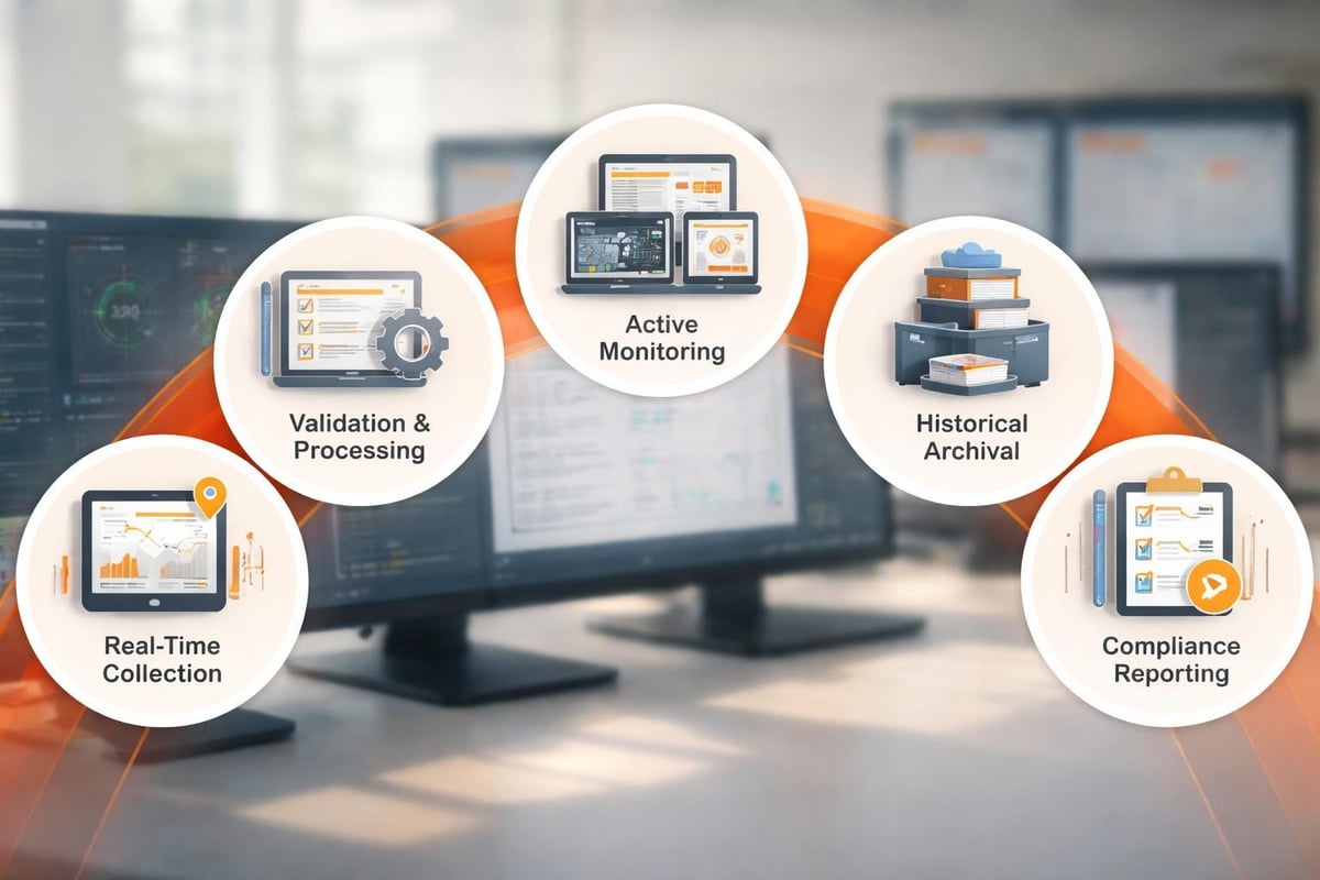 Gas Detection Software: Complete Guide for 2026 Gas detection data lifecycle