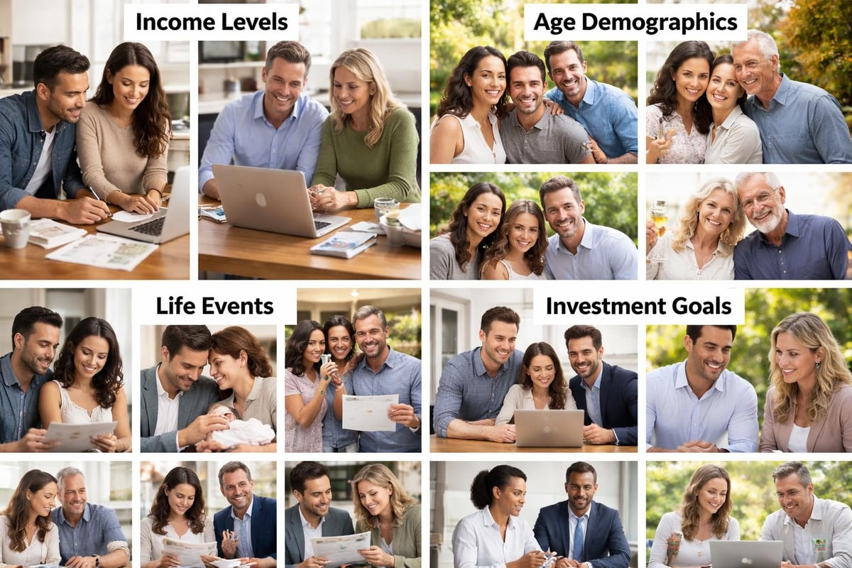 Financial advisor target audience segmentation