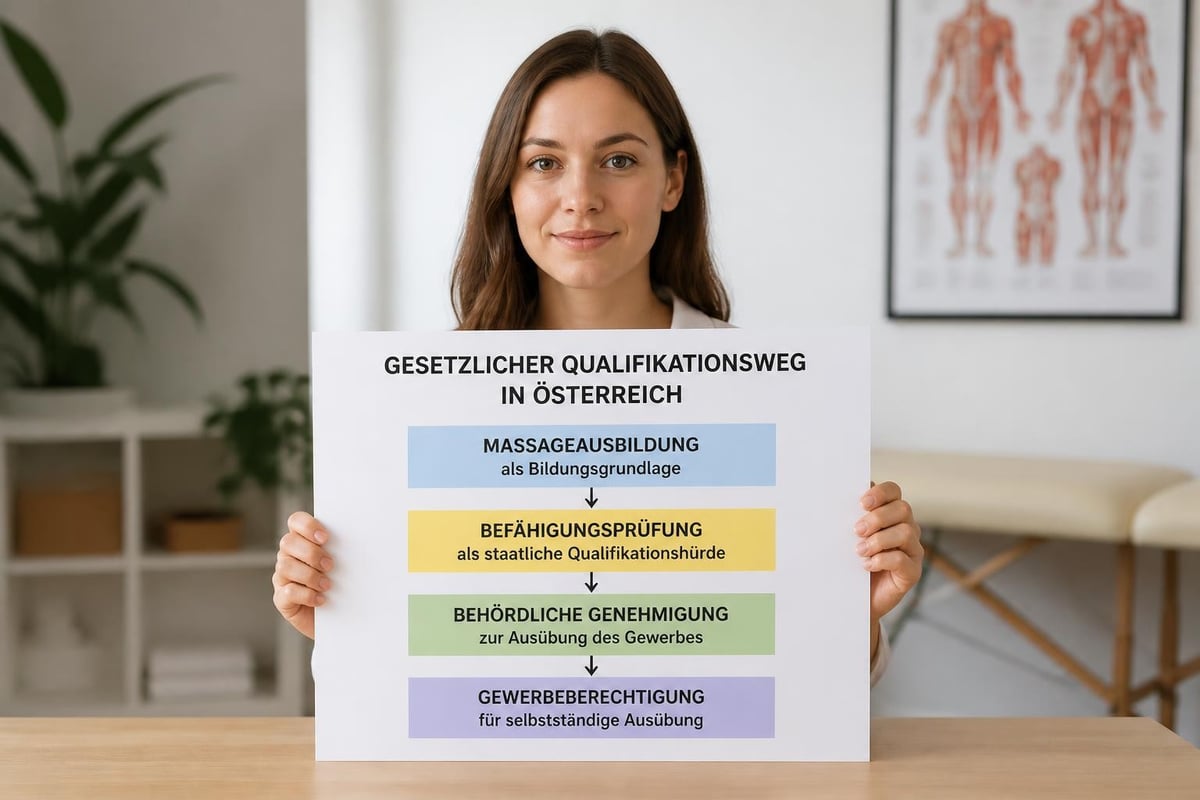 Rechtliche Schritte zur Massage-Gewerbeberechtigung