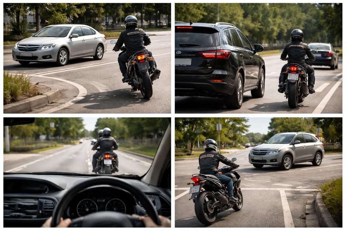 Motorcycle accident liability factors