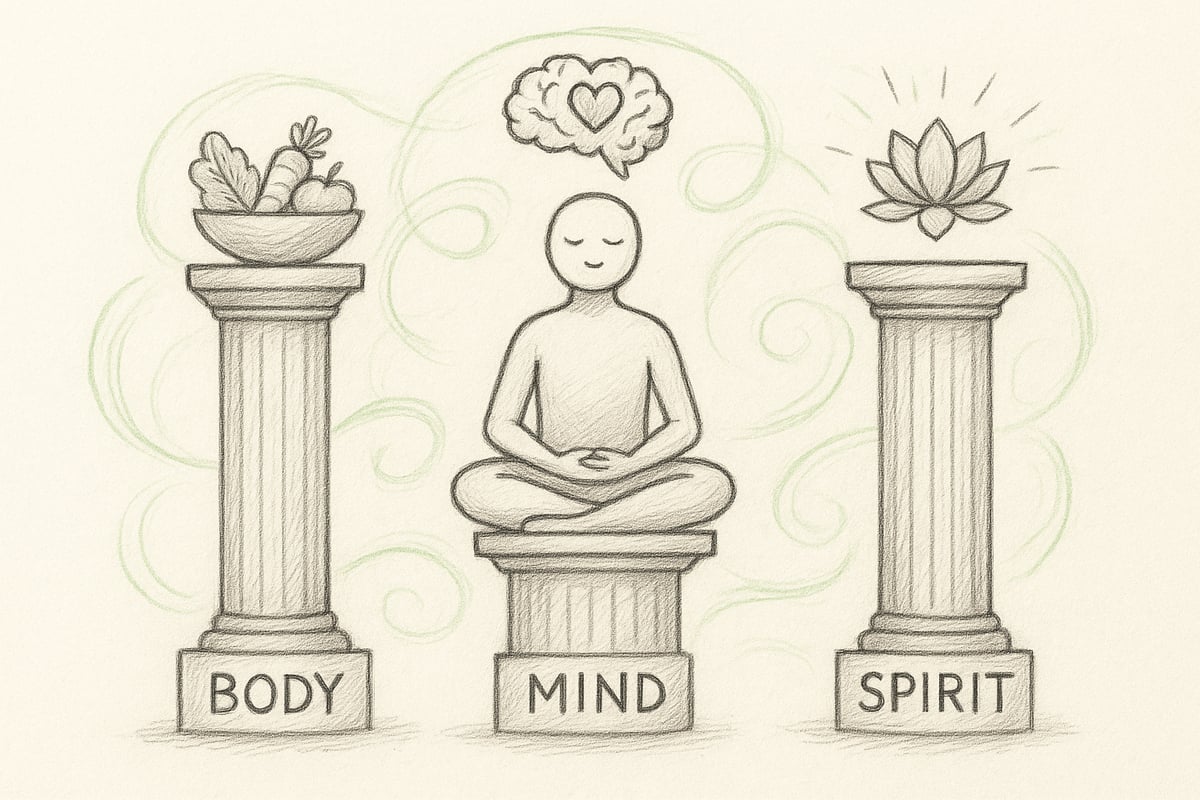 Pillars of Inner Wellness: Body, Mind, and Spirit