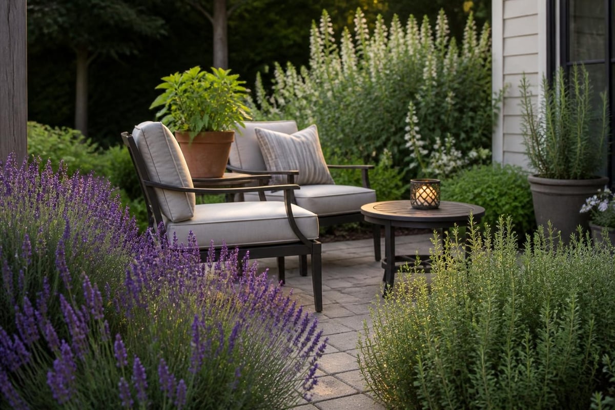 Mosquito-repelling landscape design