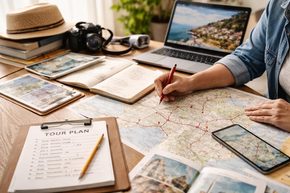 Tour guide research process