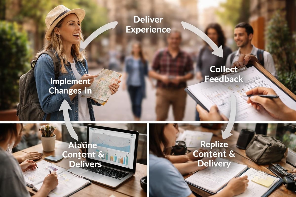 Tour guide feedback loop