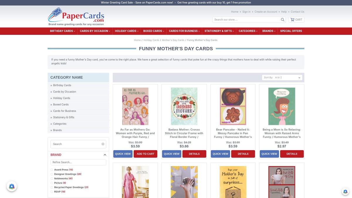 7 Hilarious Funny Mothers Day Cards to Make Her Laugh in 2026 - “Mom, You Deserve a Medal (But Here’s a Card Instead)” by Designer Greetings