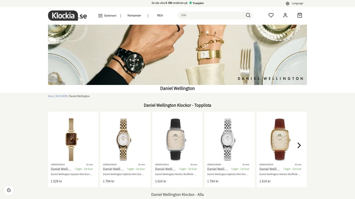 7 Trendiga Klocka Dam 2025 – Stilar Du Inte Får Missa - Daniel Wellington Petite Melrose – Roséguldklassiker