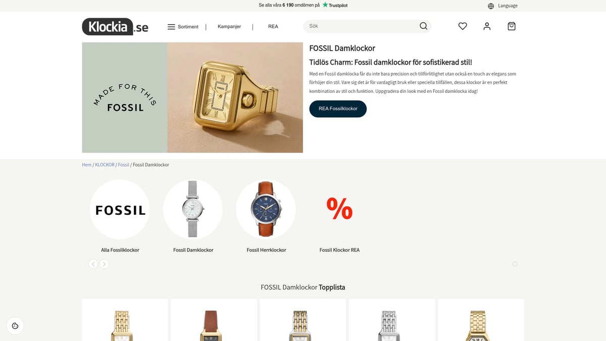 7 Trendiga Klocka Dam 2025 – Stilar Du Inte Får Missa - Fossil Carlie Mini – Trendig Småboett