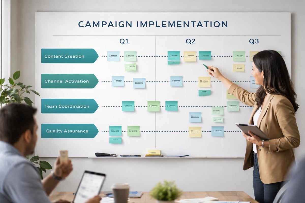 Marketing implementation timeline