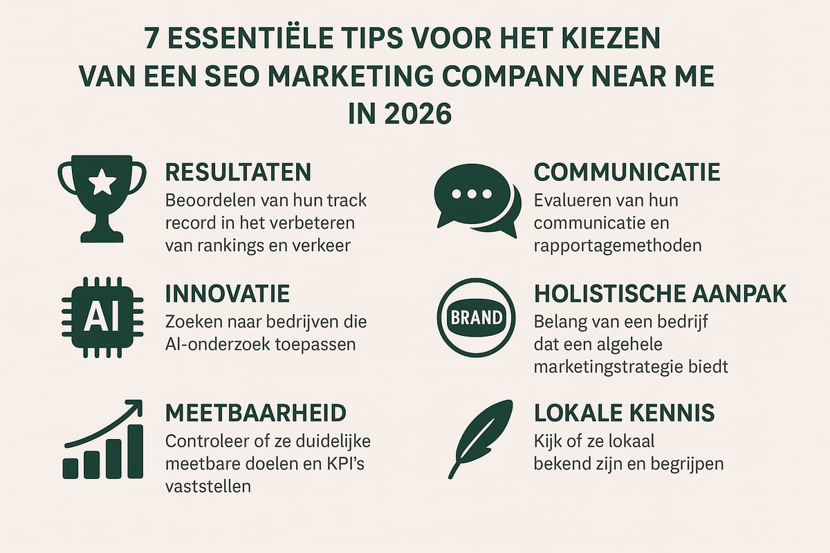 7 Essentiële Seo Marketing Company Near Me Tips Voor 2026