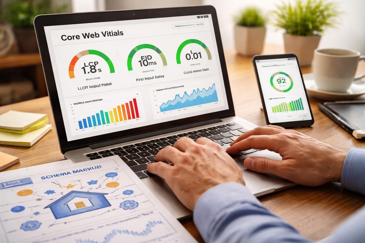 Technical SEO performance metrics