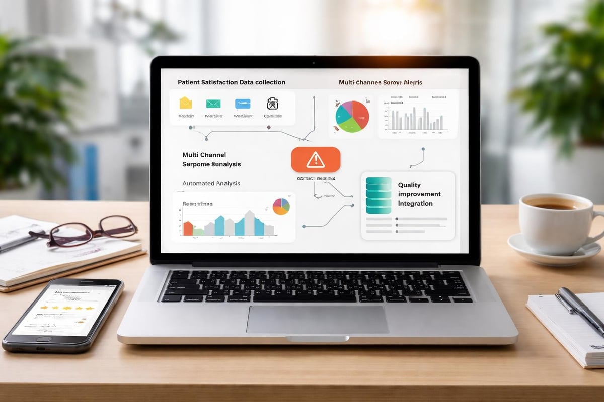 How to Measure Patient Satisfaction in Healthcare Digital patient feedback workflow